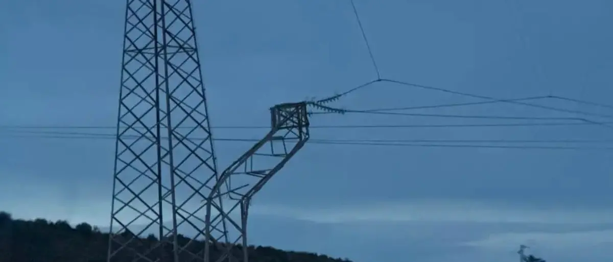 Ciclone Harry, cede un traliccio a Buonvicino\n