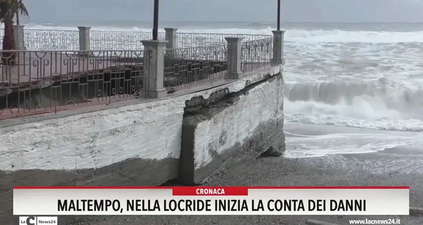 Maltempo, nella Locride inizia la conta dei danni