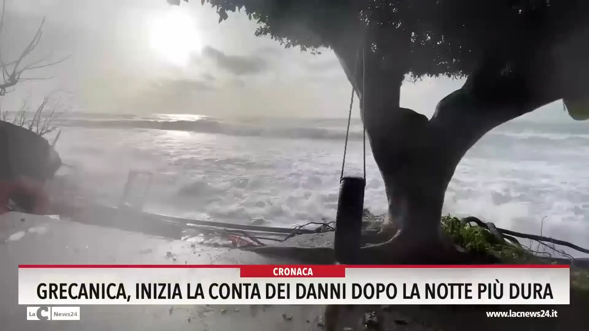 Grecanica, inizia la conta dei danni dopo la notte più dura