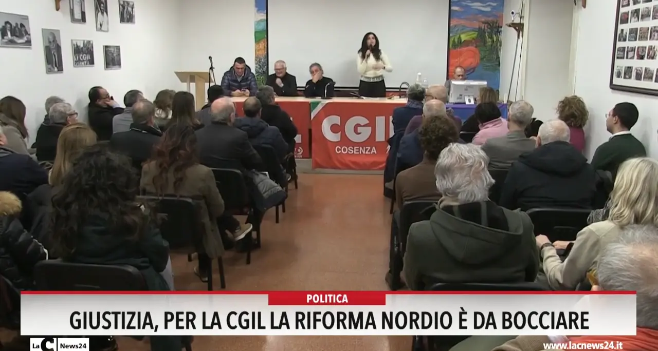 Giustizia, per la Cgil la riforma Nordio è da bocciare