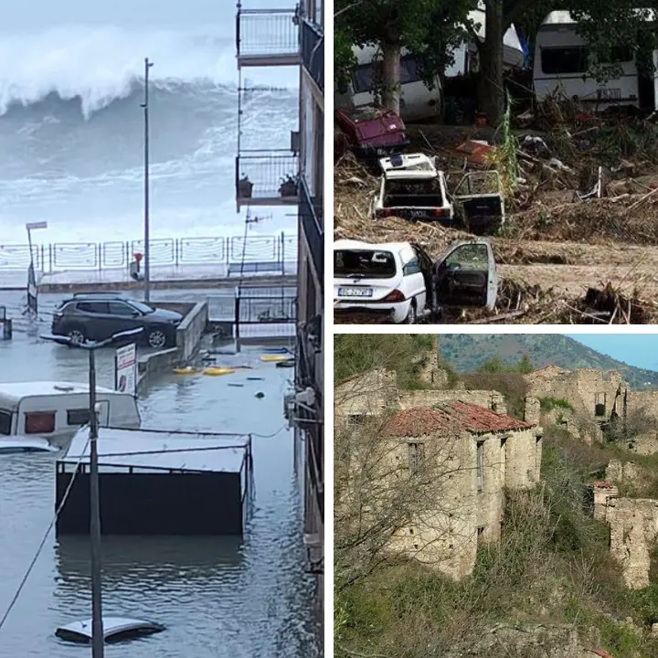 Dall’alluvione che cancellò Africo al ciclone Harry: un secolo di tempeste tra il cielo e il cuore della Calabria\n