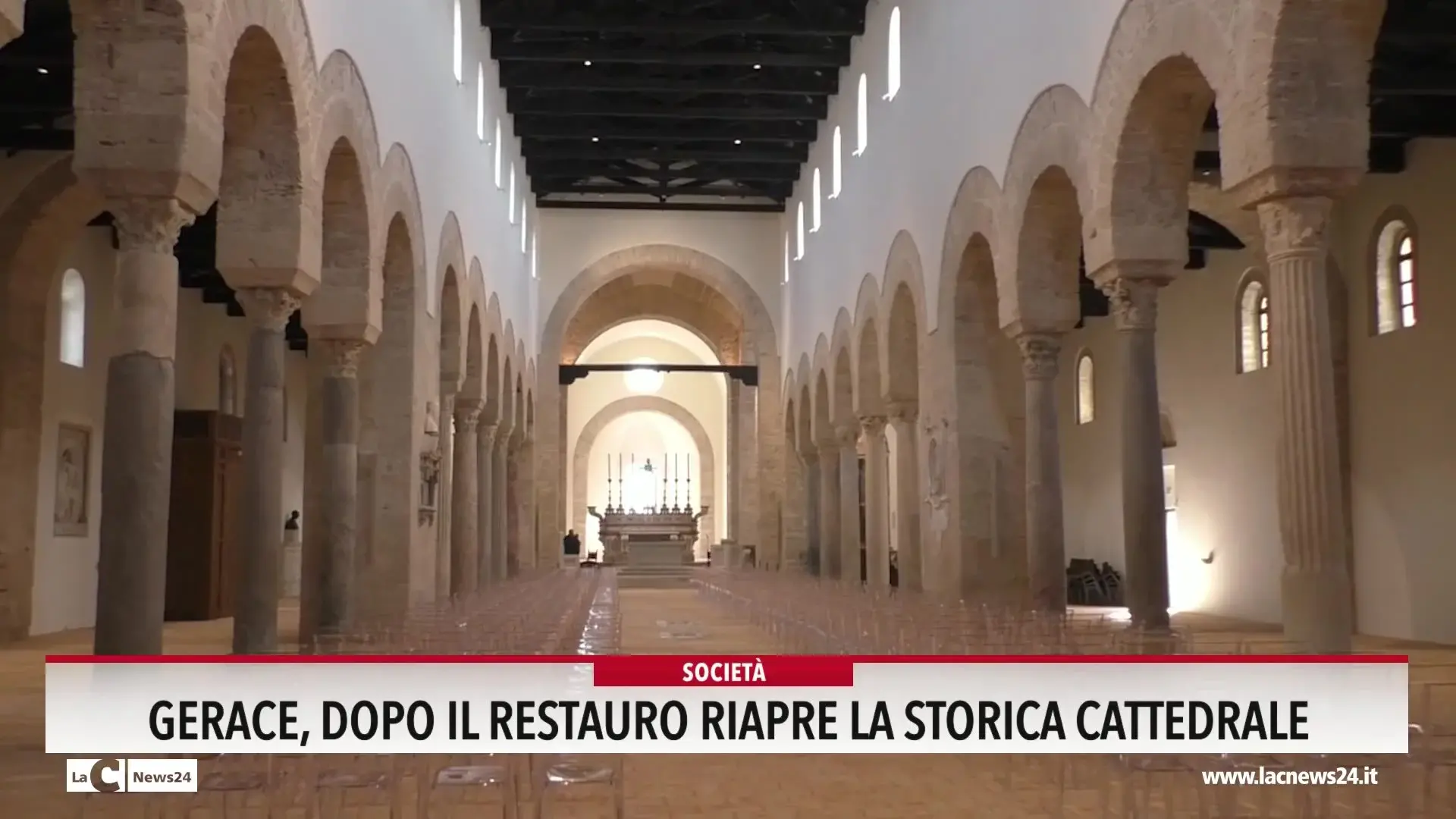 Gerace, dopo il restauro riapre la storica cattedrale