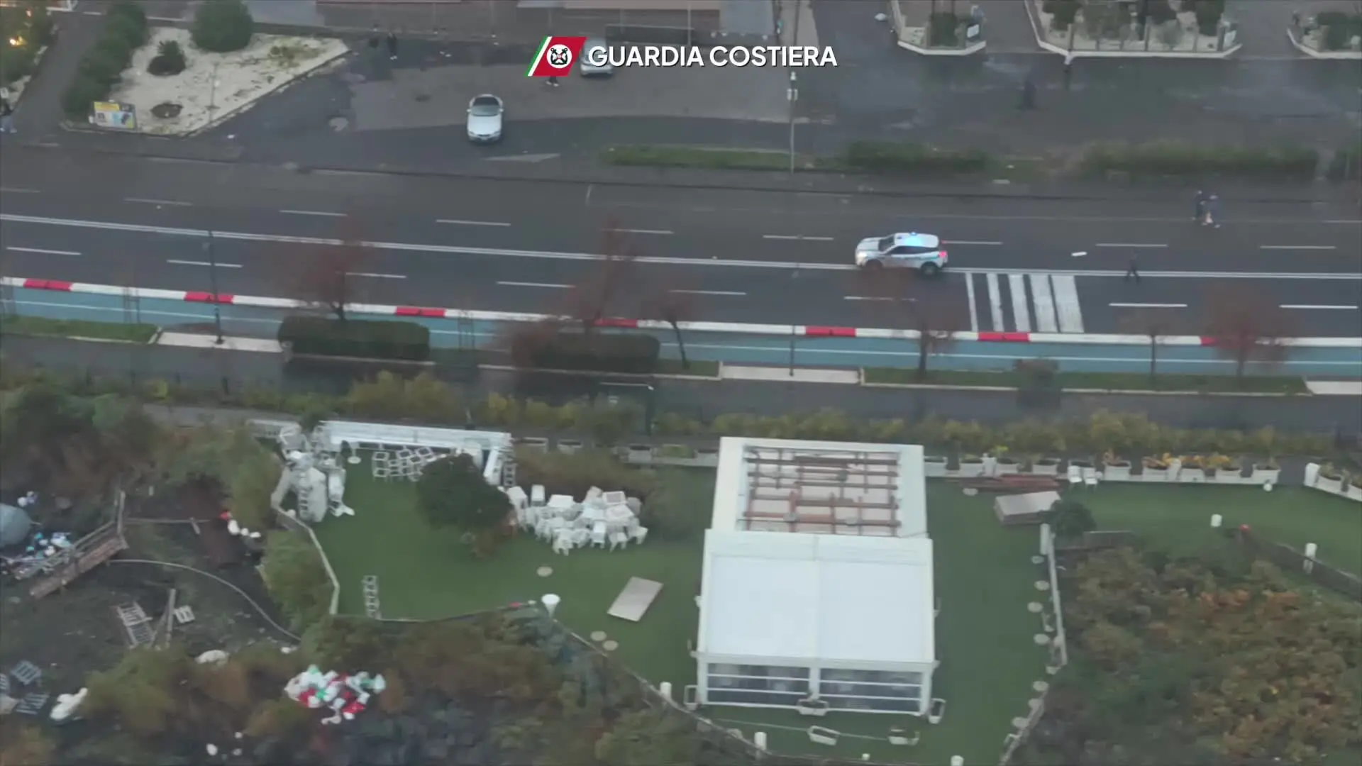 Ciclone Harry, le immagini girate dalla Guardia Costiera