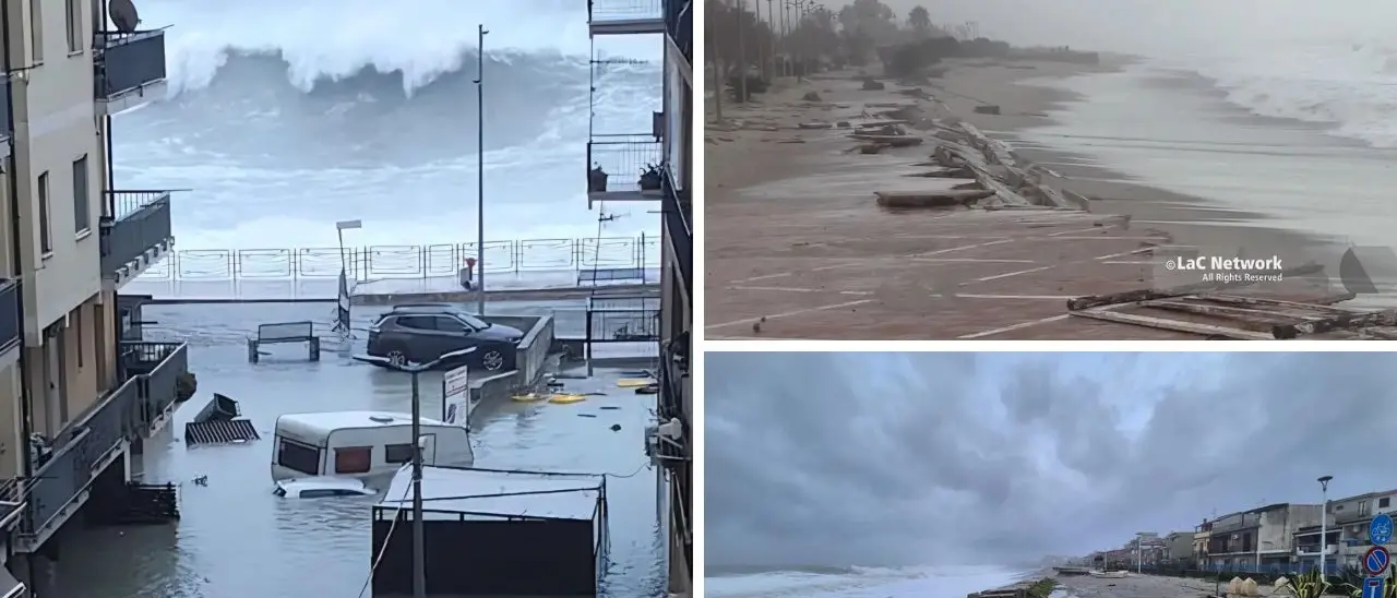 Ciclone Harry, al Sud danni per 2 miliardi dopo la tempesta: in Calabria la devastazione costa\u00A0centinaia di milioni\n
