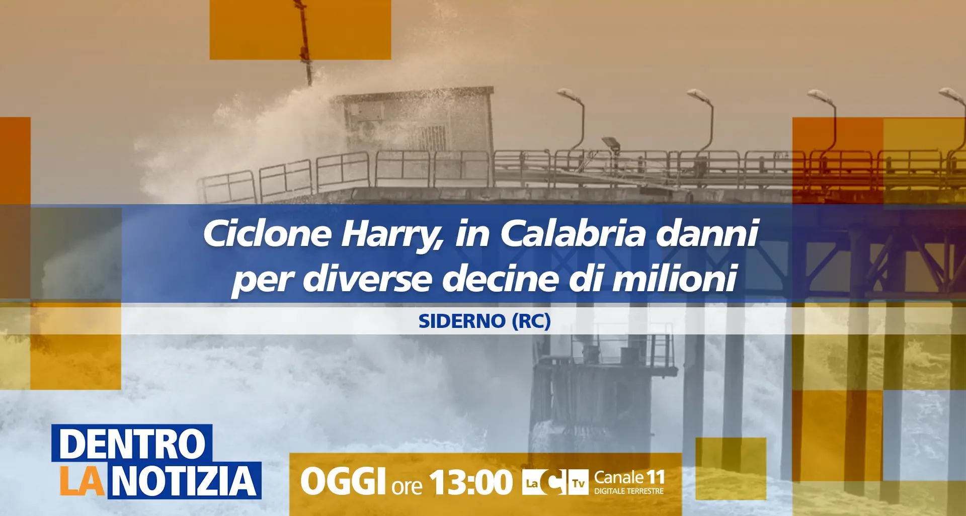 Ciclone Harry, la Calabria ionica in ginocchio tra danni milionari e territori devastati: focus a Dentro la Notizia\n