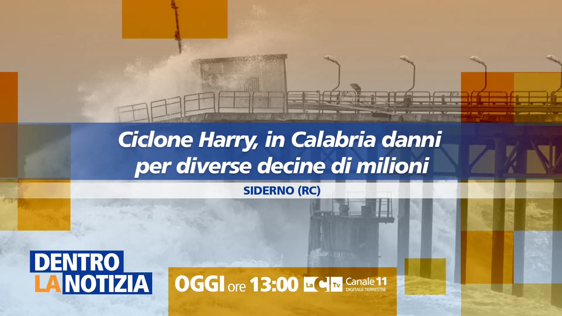 Ciclone Harry, la Calabria ionica in ginocchio tra danni milionari e territori devastati: focus a Dentro la Notizia\n