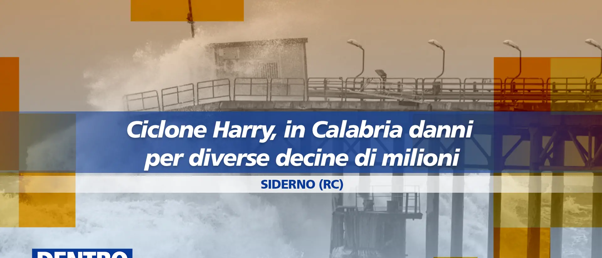 Ciclone Harry, la Calabria ionica in ginocchio tra danni milionari e territori devastati: focus a Dentro la Notizia\n