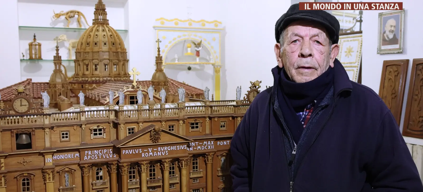 Rocco e le sue opere d’arte in miniatura a LaC Storie: a 85 anni trasforma la passione in missione\n