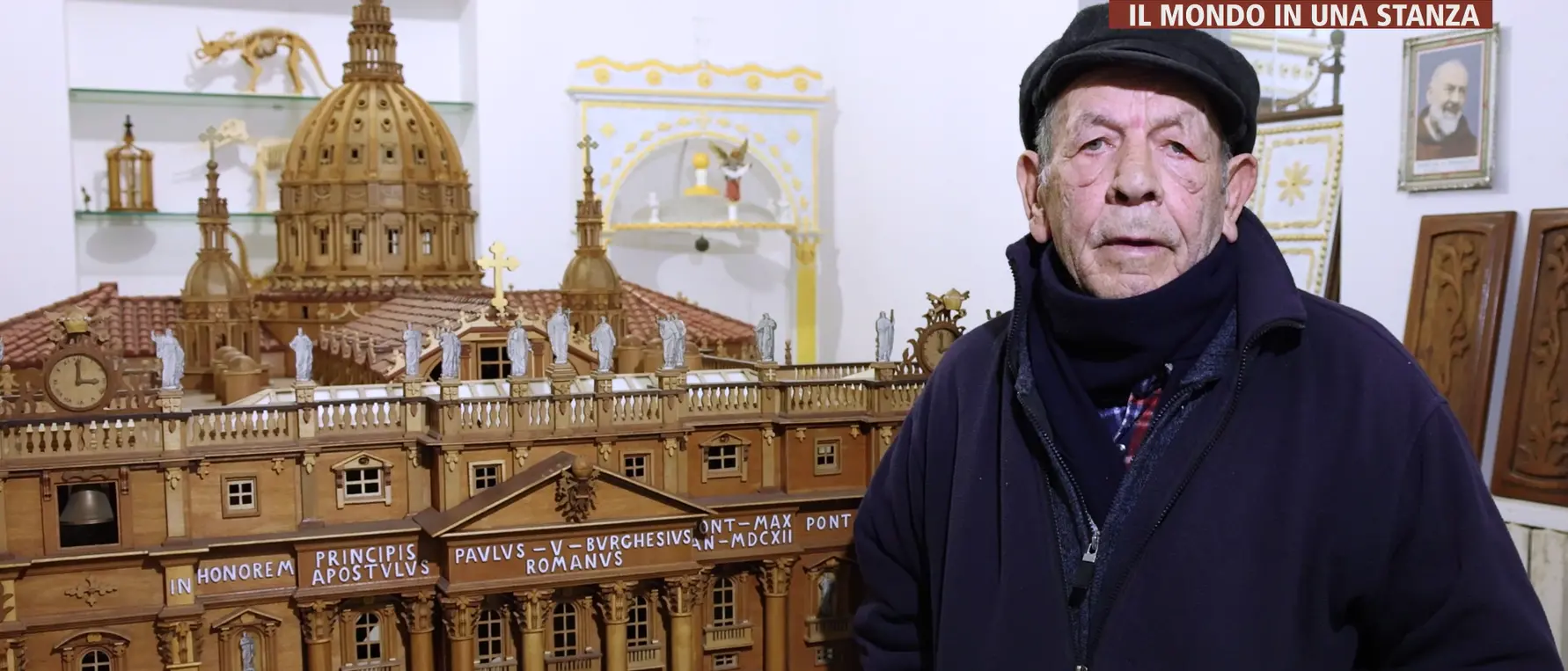 Rocco e le sue opere d’arte in miniatura a LaC Storie: a 85 anni trasforma la passione in missione\n