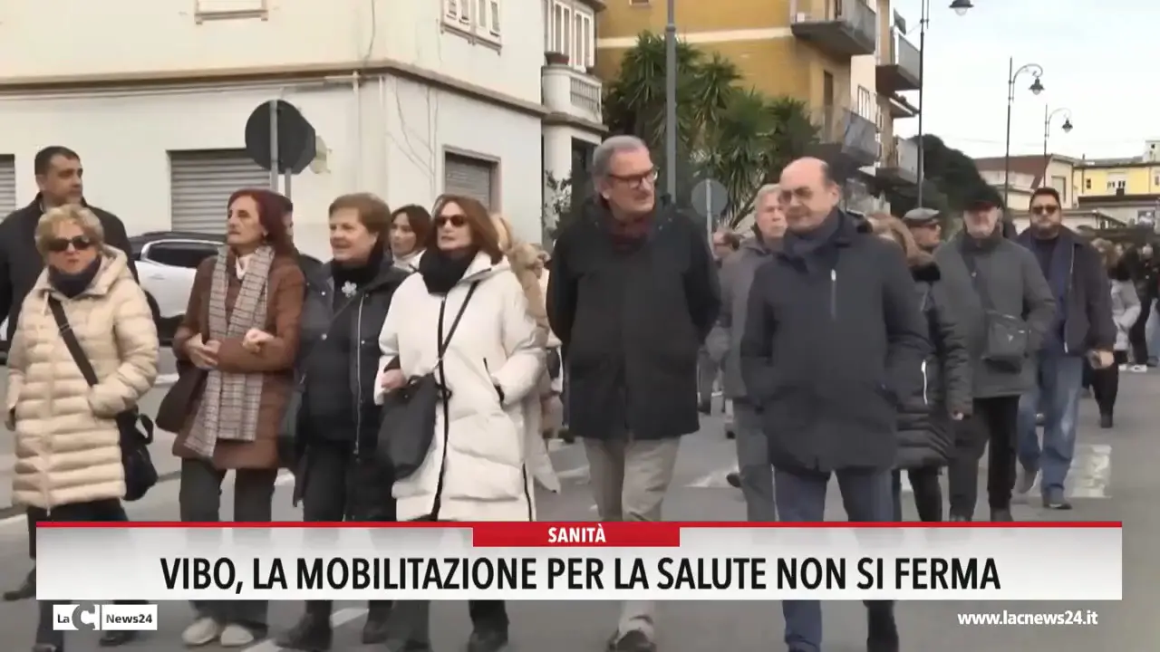 Vibo, la mobilitazione per la salute non si ferma