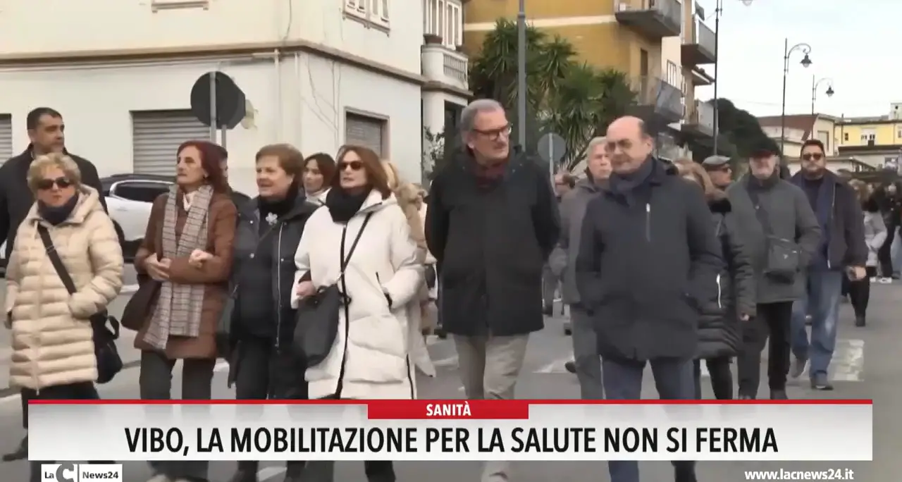 Vibo, la mobilitazione per la salute non si ferma