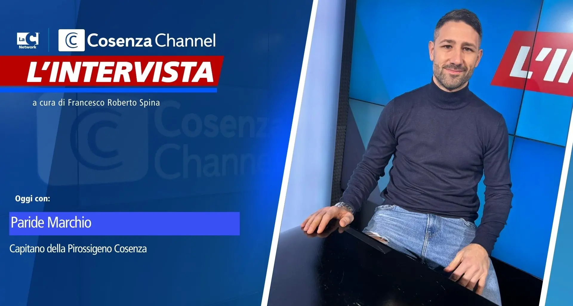 Pirossigeno Cosenza, Paride Marchio\u00A0cuore rossoblù: «Questa maglia è la mia famiglia. Ora serve unità per la salvezza»