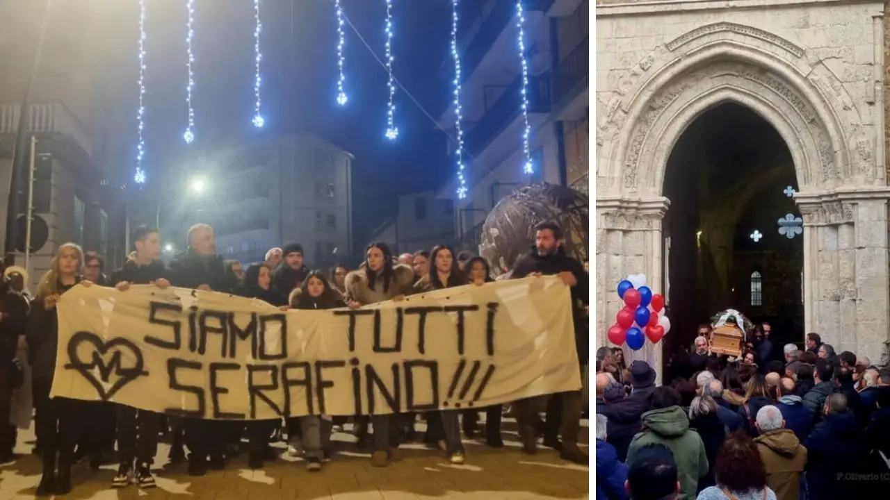 La manifestazione in ricordo di Serafino Congi e i funerali