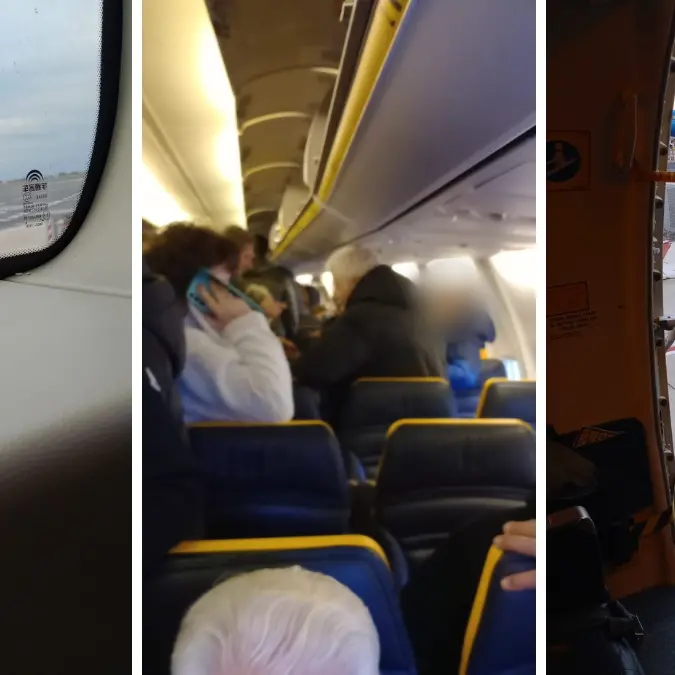 Ryanair Lamezia-Genova dirottato a Roma Fiumicino, proteste a bordo durante il volo: «Poche informazioni, sembra un incubo»\n