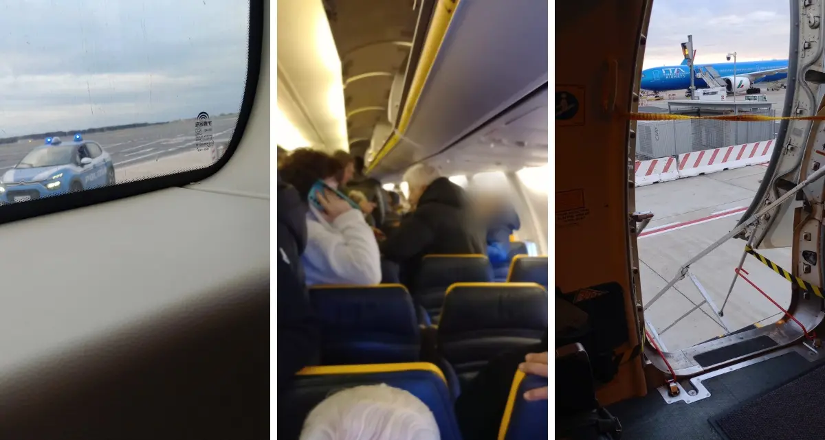 Ryanair Lamezia-Genova dirottato a Roma Fiumicino, proteste a bordo durante il volo: «Poche informazioni, sembra un incubo»\n