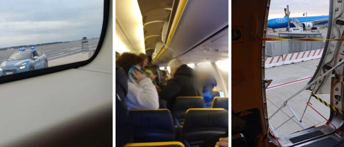 Ryanair Lamezia-Genova dirottato a Roma Fiumicino, proteste a bordo durante il volo: «Poche informazioni, sembra un incubo»\n