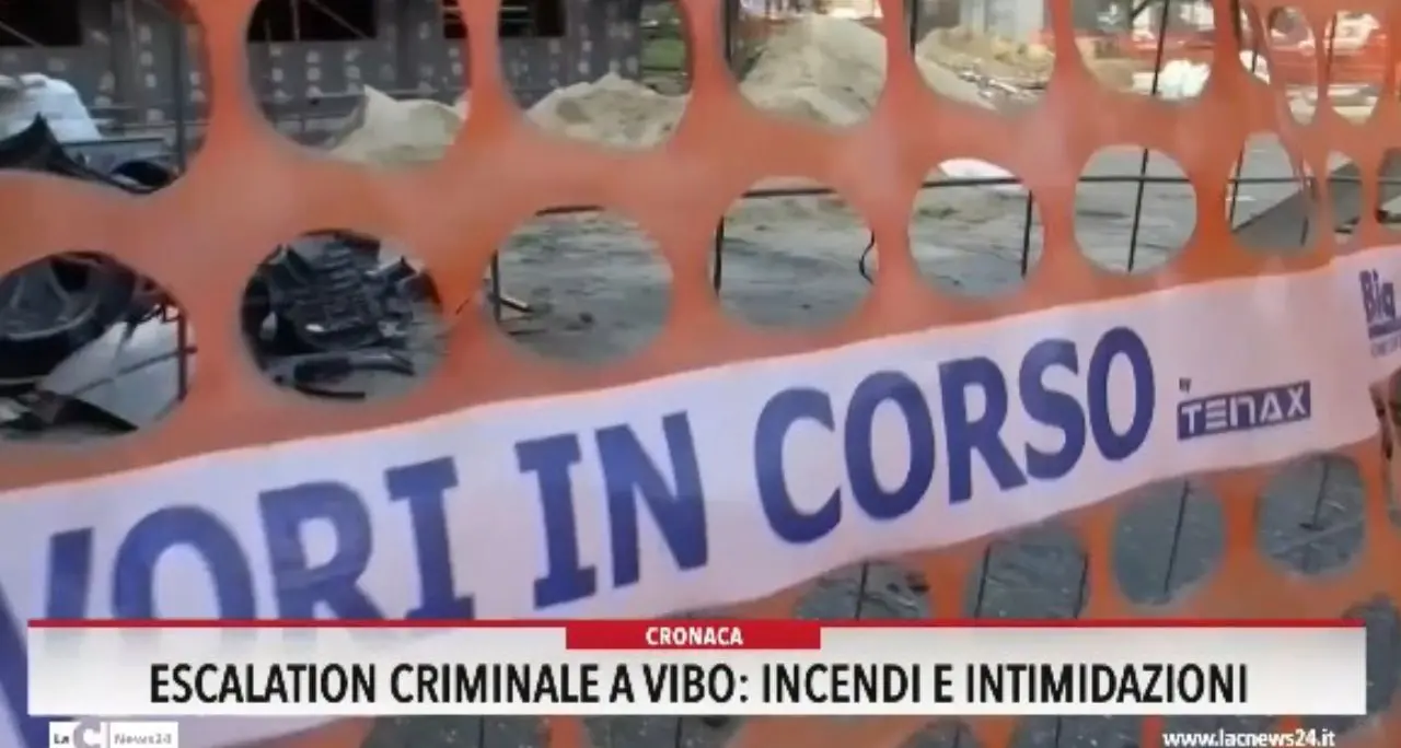 Escalation criminale a Vibo: incendi e intimidazioni