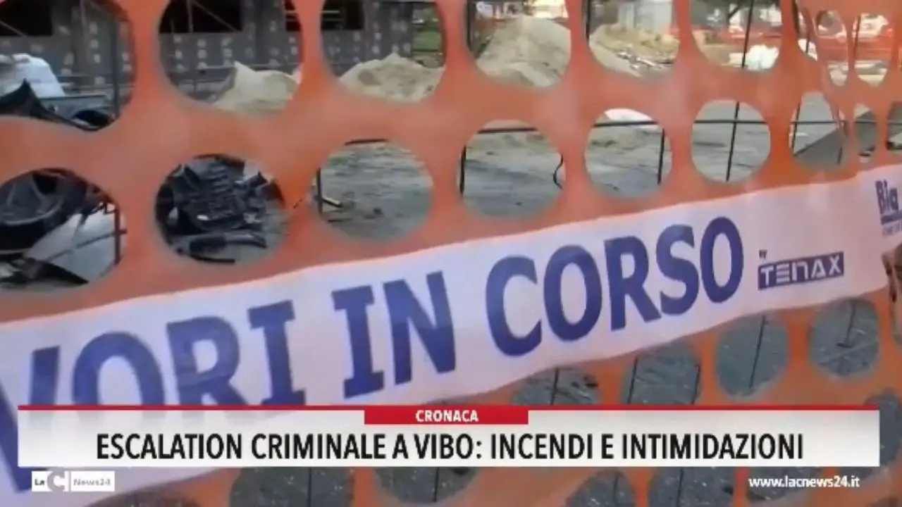 Escalation criminale a Vibo: incendi e intimidazioni