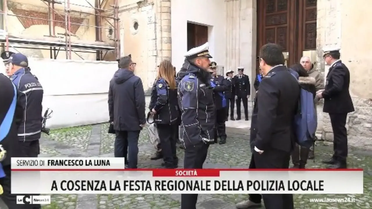 A Cosenza la festa regionale della polizia locale