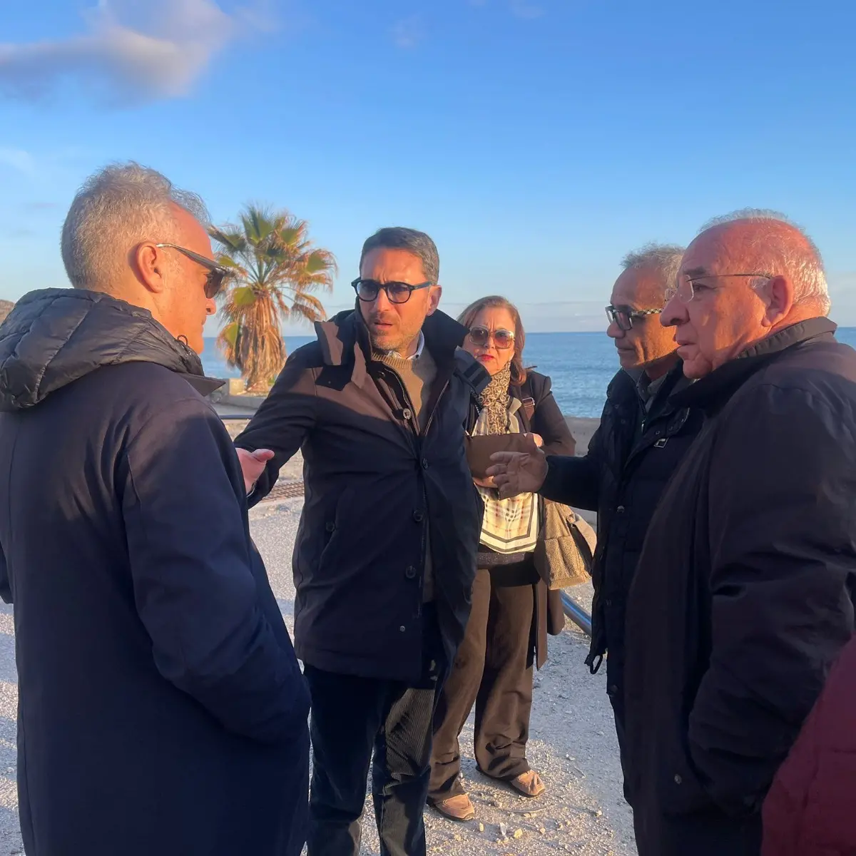 I danni del maltempo, sopralluogo di Irto a Bova Marina e Melito: «Servono interventi immediati e tempi certi»