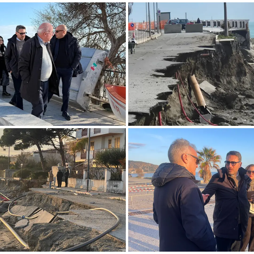 Irto e la delegazione Dem a Bova Marina e Melito: «È una devastazione vera, servono interventi immediati e tempi certi»\n