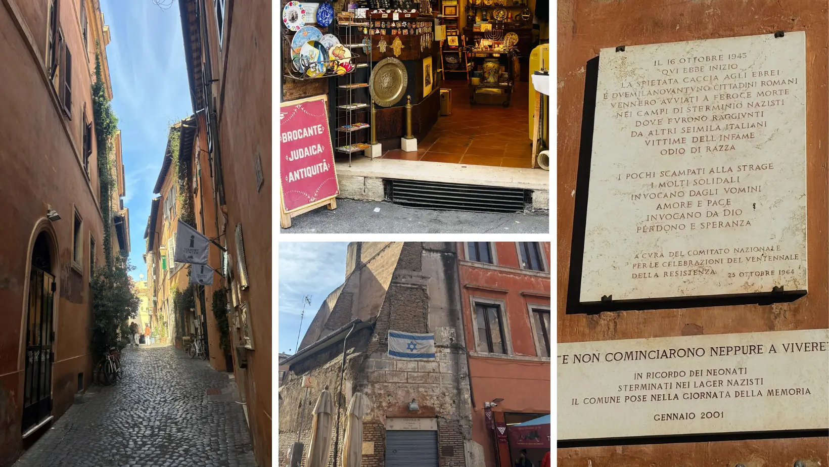 Un viaggio nel cuore del Ghetto ebraico di Roma: tra memoria e resistenza collettiva\n