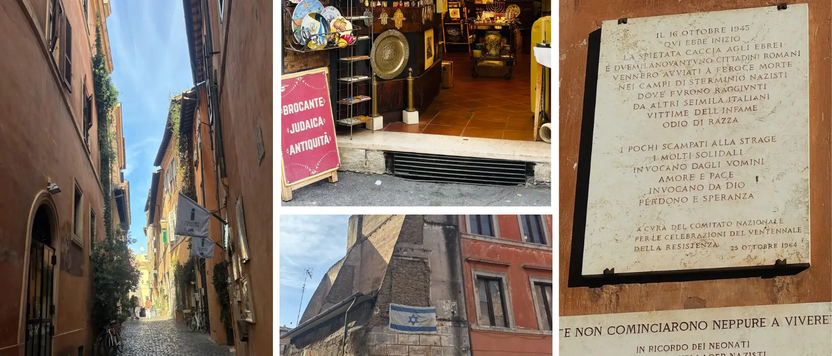 Un viaggio nel cuore del Ghetto ebraico di Roma: tra memoria e resistenza collettiva\n