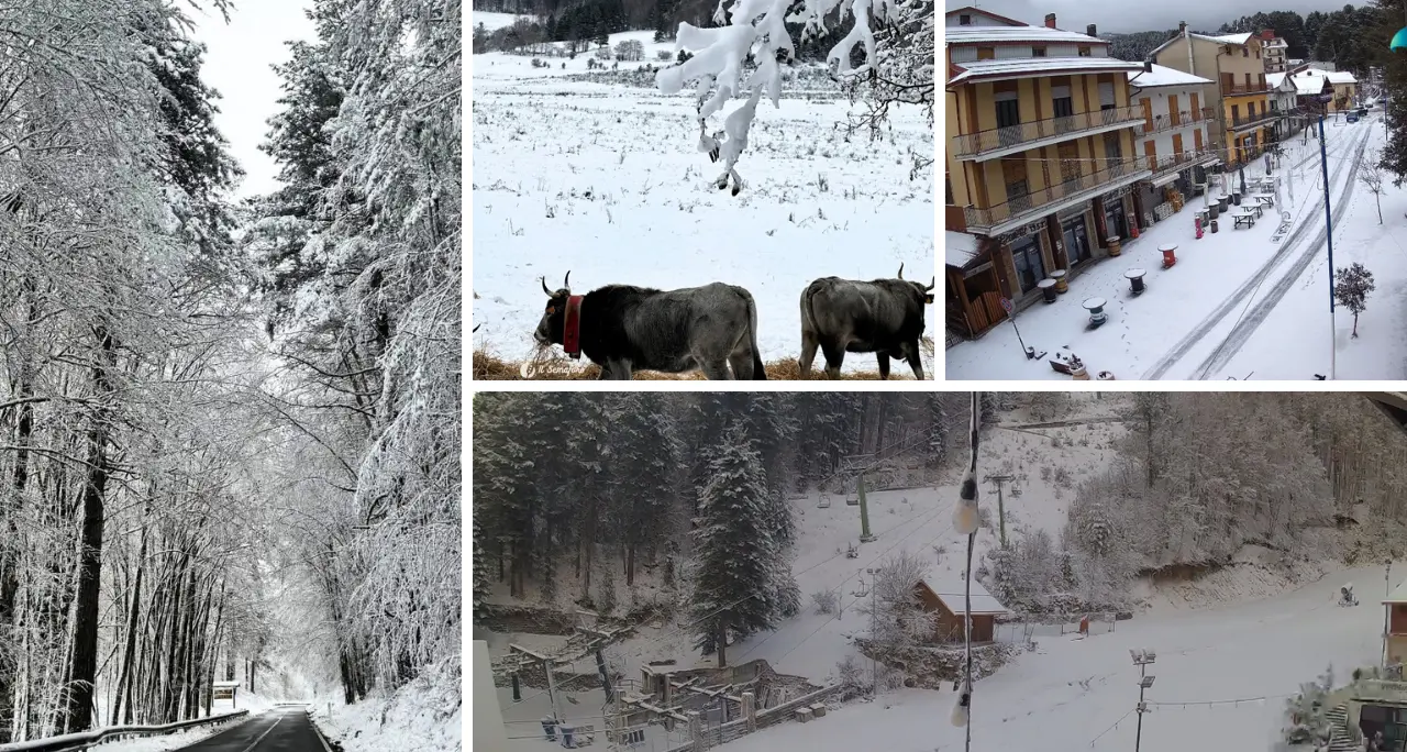 Torna il maltempo in Calabria: weekend di pioggia, neve in montagna e forti raffiche di vento\n