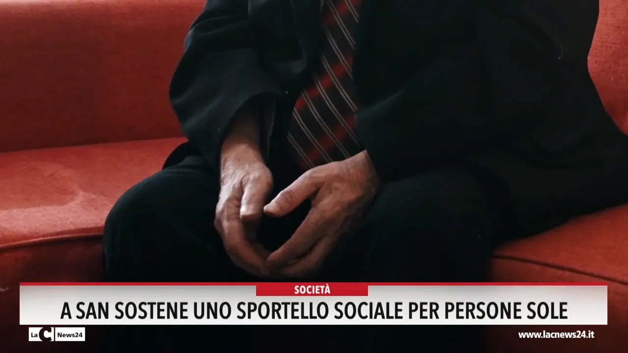 A San Sostene uno sportello sociale per persone sole