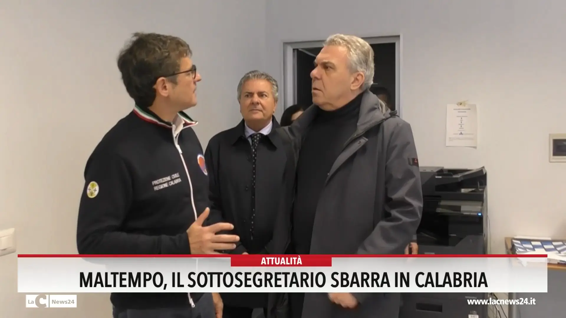 Maltempo, il sottosegretario Sbarra in Calabria