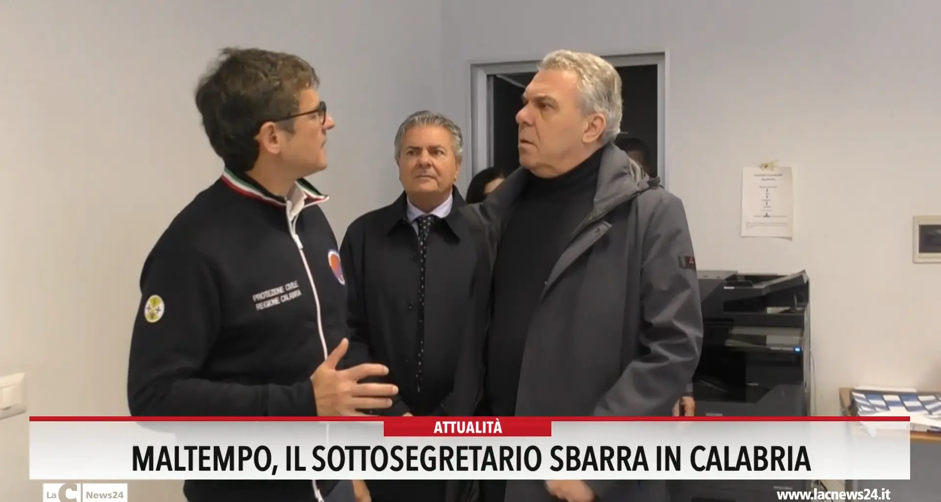 Maltempo, il sottosegretario Sbarra in Calabria