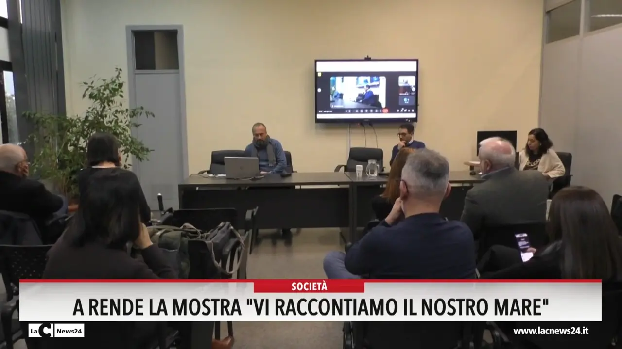 A Rende la mostra \"Vi raccontiamo il nostro mare\"