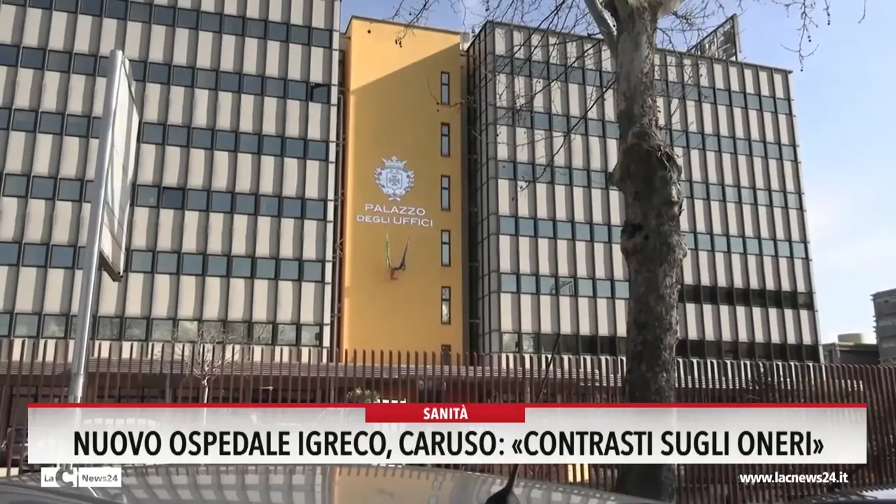 Nuovo ospedale Igreco, Caruso: «Contrasti sugli oneri»