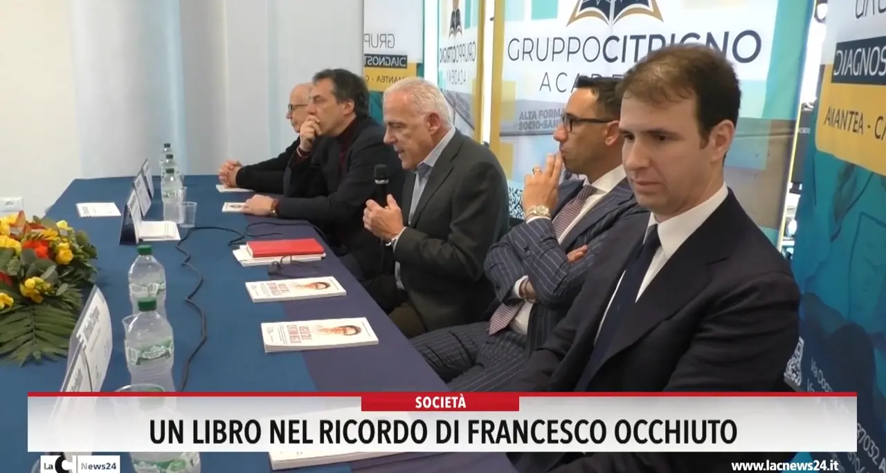 Un libro nel ricordo di Francesco Occhiuto