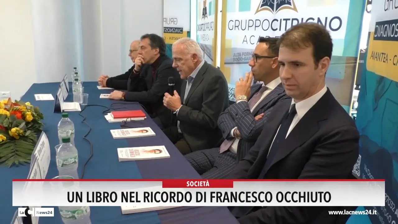 Un libro nel ricordo di Francesco Occhiuto