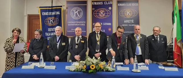 Il Kiwanis Distretto Italia San Marino celebra il 111° anniversario a Villa San Giovanni\n