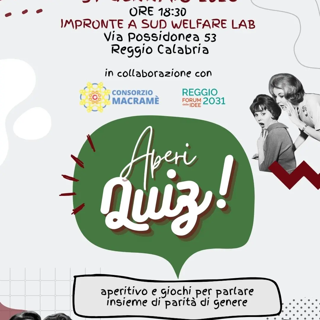 Aperitivo e giochi per la parità di genere: nuovo appuntamento a Reggio Calabria\n