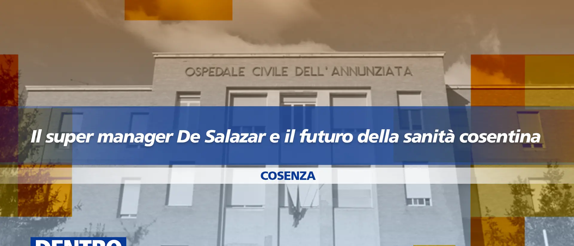 Il nuovo corso dell’Asp di Cosenza: a Dentro la Notizia la missione ambiziosa del commissario De Salazar\n