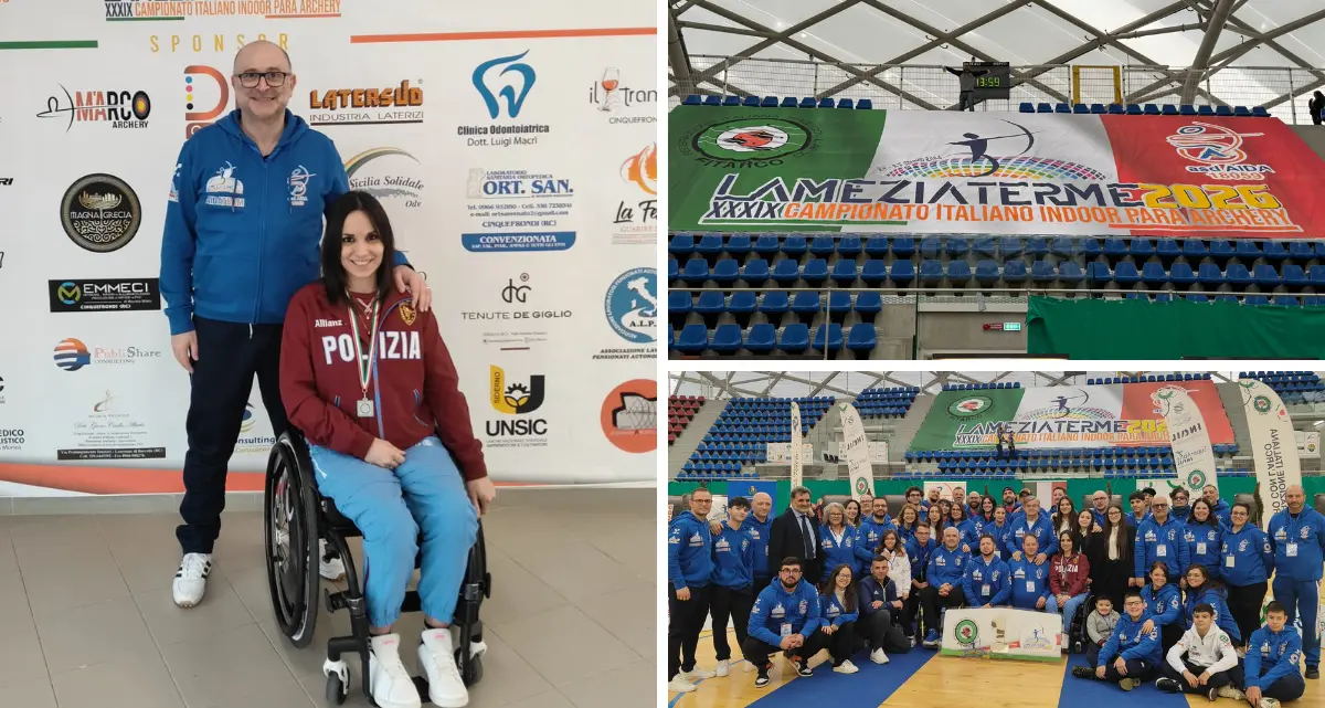 Tiro con l’arco, a Lamezia i campionati italiani paralimpici: tra i protagonisti Enza Petrilli\n