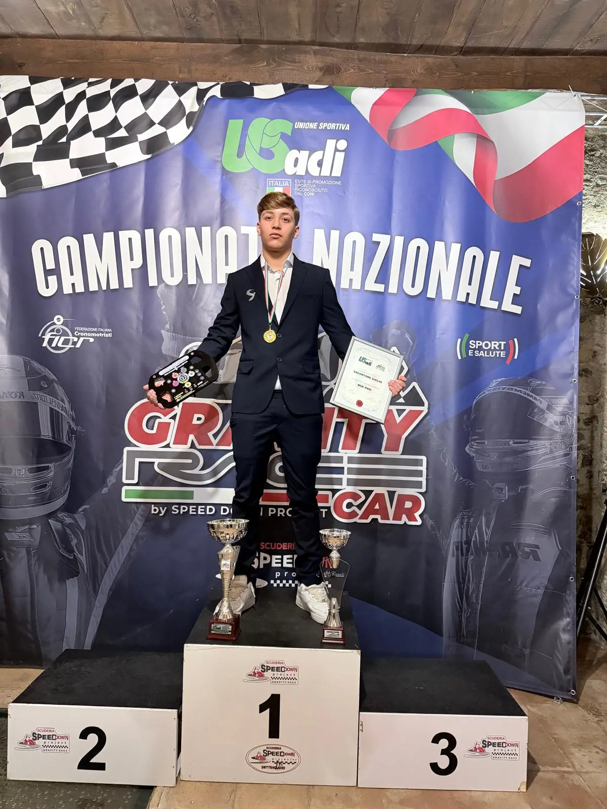 Salvatore Giglio, l’ enfant prodige del karting calabrese