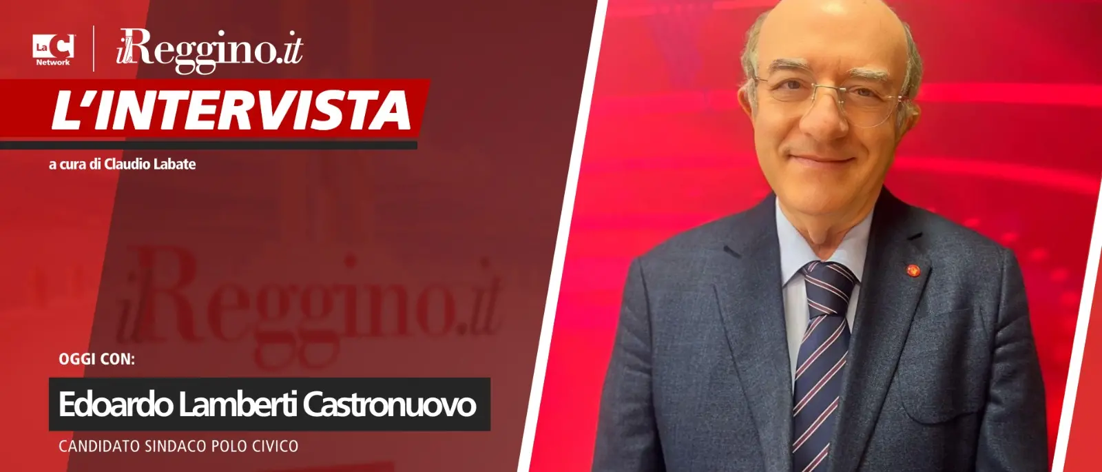 «Reggio ultima in tutto, i reggini reagiscano nell’urna». Lamberti Castronuovo rilancia le quotazione del Polo civico e la «città normale»\n