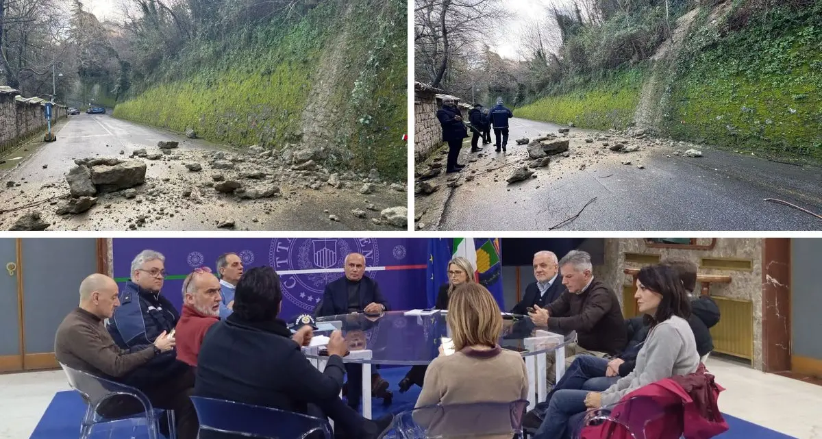 Via Petrarca chiusa, il sindaco di Cosenza convoca il COC: «Sicurezza prioritaria»\n