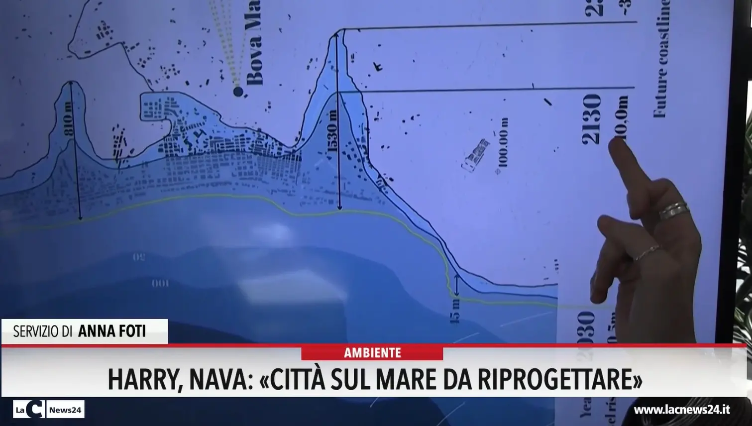 Ciclone Harry, Nava: «Città sul mare da riprogettare»