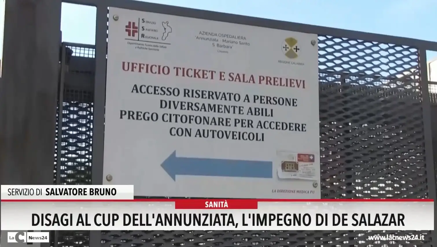 Disagi al CUP dell'Annunziata, l'impegno di De Salazar