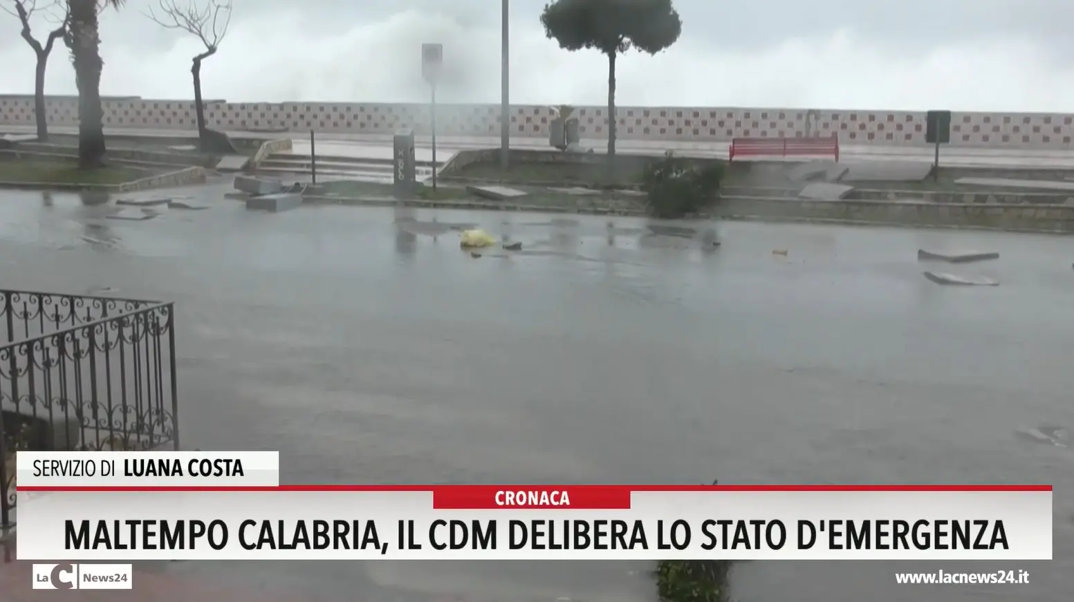 Maltempo Calabria, il Cdm delibera lo stato d'emergenza