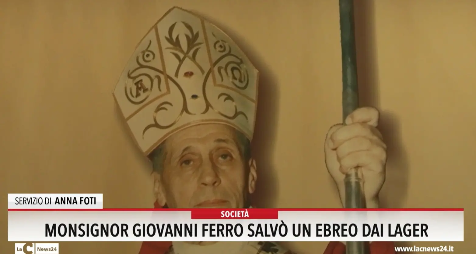 Monsignor Giovanni Ferro salvò un ebreo dai lager