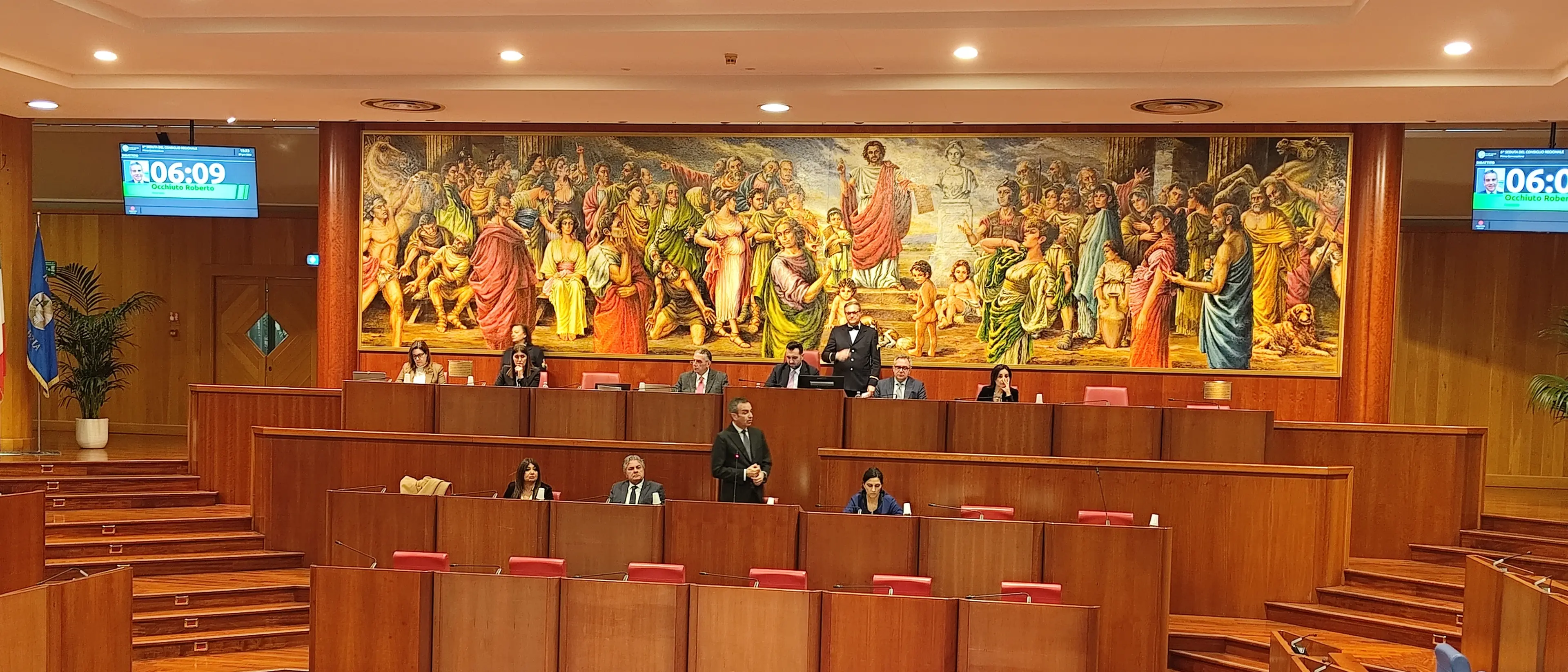 Maltempo, Occhiuto informa l'aula sulle decisioni del Consiglio dei ministri e promette: «Nessun cedimento della Regione rispetto a quanto richiesto»\n