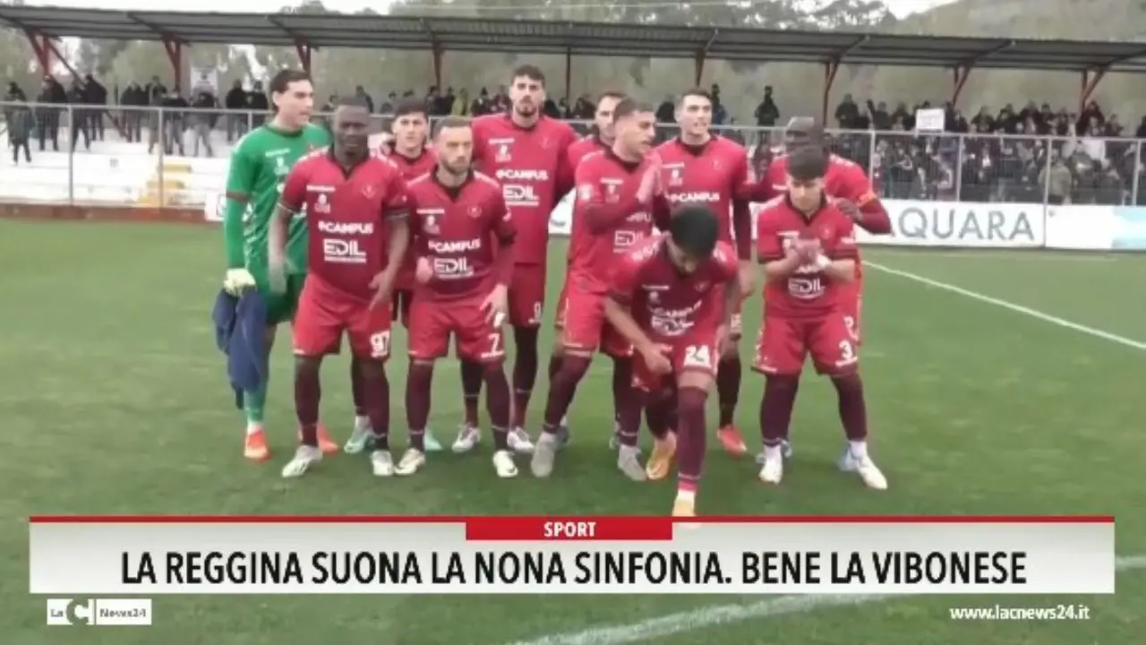 La Reggina suona la nona sinfonia. Bene la Vibonese