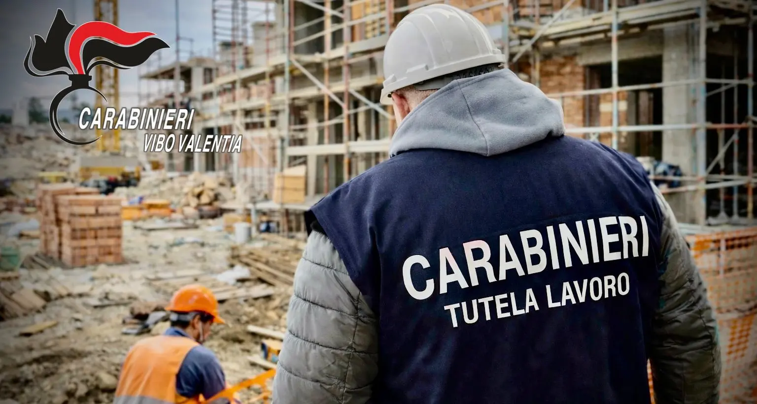 Controlli nei cantieri edili del Vibonese: 7 aziende irregolari su 8, 4 lavoratori in nero, 8 persone denunciate\n