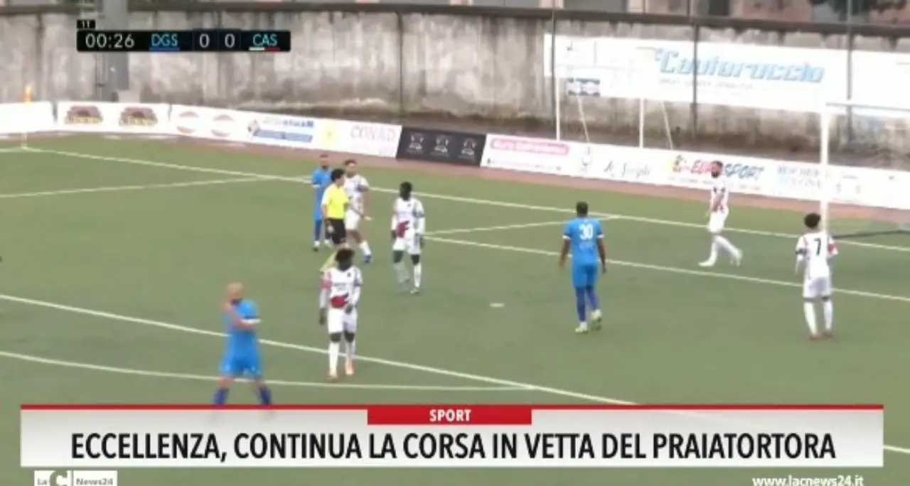 Eccellenza, continua la corsa in vetta del Praiatortora